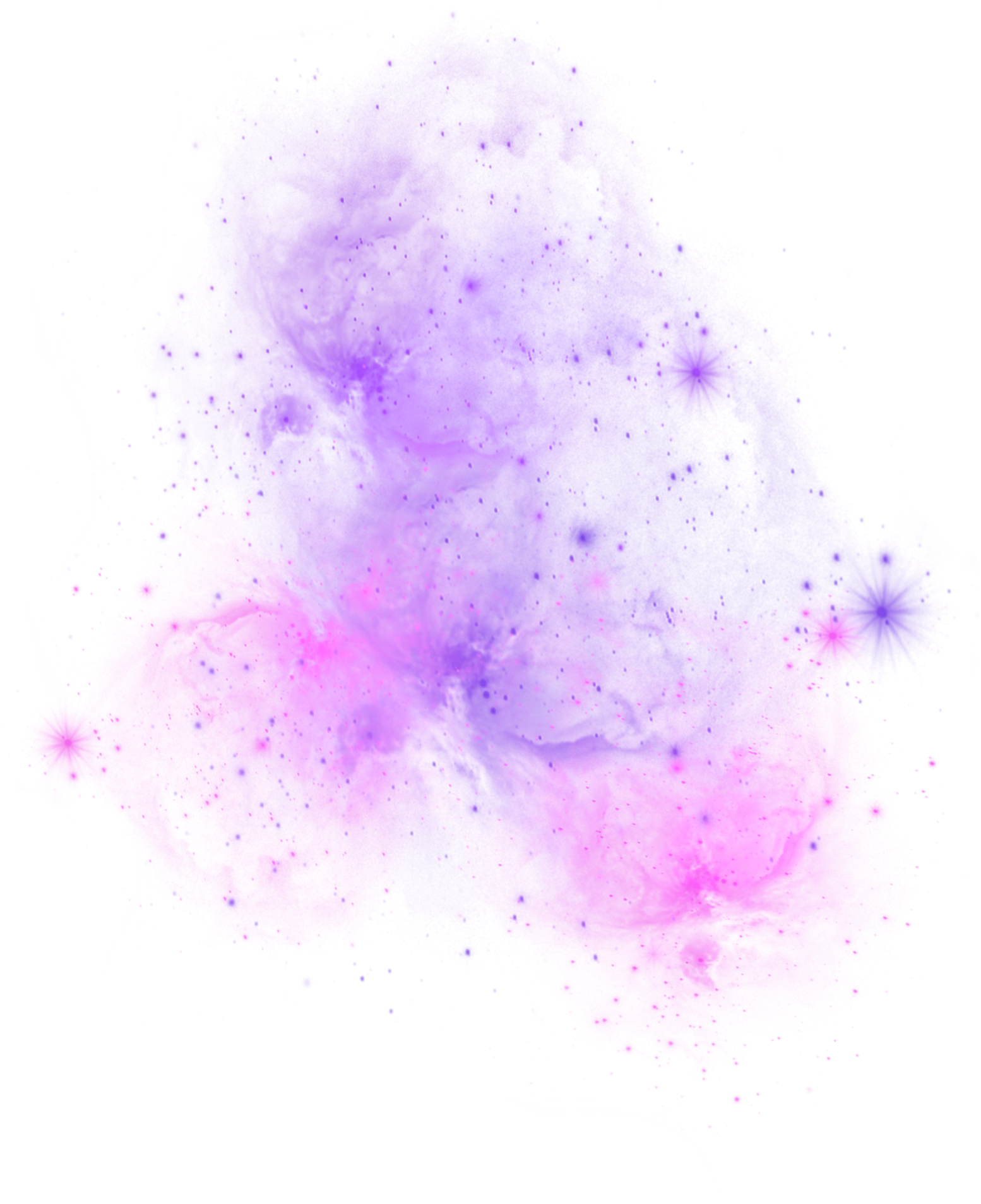 Purple & Violet Space Galaxy Overlay Background